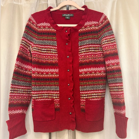 Sweaters - Eddie Bauer Fair Isle Wool Sweater